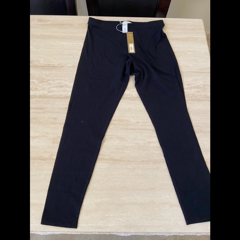 Ladies black leggings. New with tags. Size large. Lauren Conrad